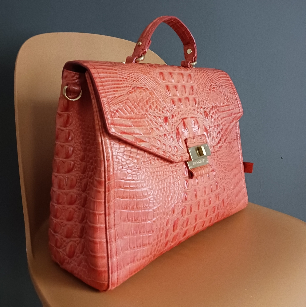 Brahmin Satchel Bag, Tulle - Picture 2 of 16